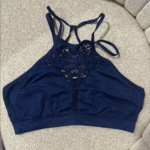 PINK Victoria's Secret Navy Lace Bralette